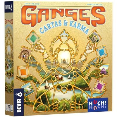 Devir Ganges Cartes Et Karma - Jeu de 30 min - Publicité Devir Ganges Cartes Et Karma - Jeu de 30 min - Publicité