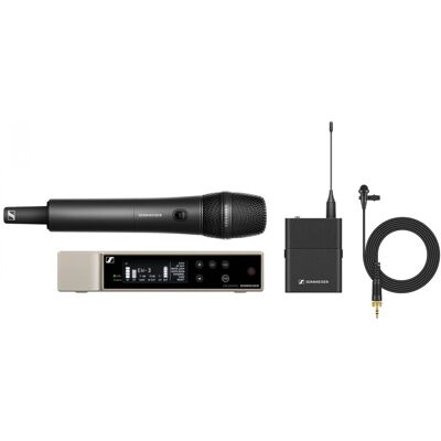 Sennheiser EW-D Dual Wireless System with ME2 and 835-S S1-7 Band - Publicité Sennheiser EW-D Dual Wireless System with ME2 and 835-S S1-7 Band - Publicité