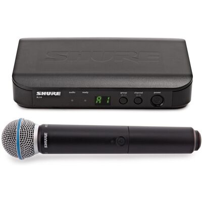 Système Microphone Sans Fil Shure Beta58A - Main, Jusqu’à 14h, 100m - Publicité Système Microphone Sans Fil Shure Beta58A - Main, Jusqu’à 14h, 100m - Publicité