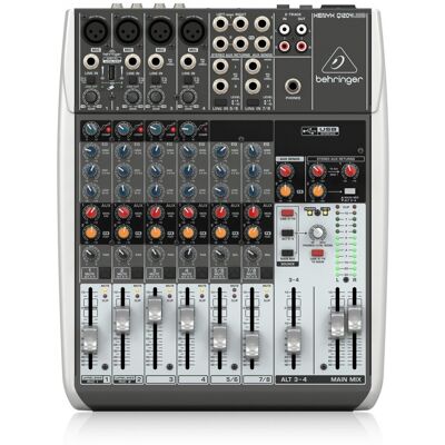 Behringer XENYX Q1204USB Compact Analog USB Mixer - Publicité Behringer XENYX Q1204USB Compact Analog USB Mixer - Publicité