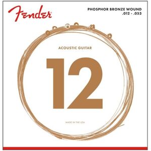 Fender 60L Phosphor Bronze Acoustic Cordes 12-53 - Publicité Fender 60L Phosphor Bronze Acoustic Cordes 12-53 - Publicité