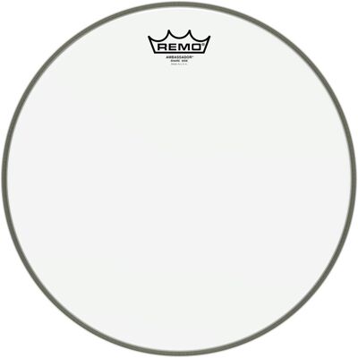 Remo Ambassador Hazy Snare Side 14 Drum Head - Publicité Remo Ambassador Hazy Snare Side 14 Drum Head - Publicité