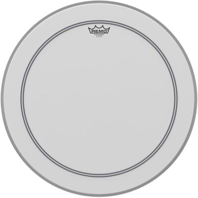 Remo Powerstroke 3 Coated 22 Impact Patch Drum Head - Publicité Remo Powerstroke 3 Coated 22 Impact Patch Drum Head - Publicité