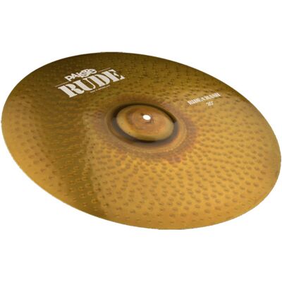 Paiste RUDE 20 Ride/Crash Cymbal - Publicité Paiste RUDE 20 Ride/Crash Cymbal - Publicité