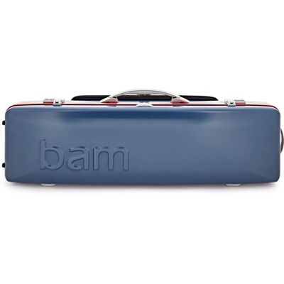 BAM Graffiti Hightech Oblong Violin Case Blue & Red - Publicité BAM Graffiti Hightech Oblong Violin Case Blue & Red - Publicité