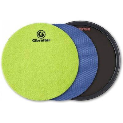 Gibraltar Hardware Gibraltar Practice Pad Swappable Playing Surfaces - Publicité Gibraltar Hardware Gibraltar Practice Pad Swappable Playing Surfaces - Publicité