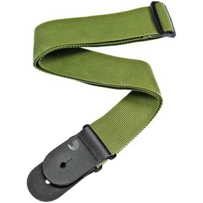 DAddario Polypropylene Guitar Strap Green - Publicité DAddario Polypropylene Guitar Strap Green - Publicité