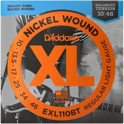 DAddario EXL110BT Nickel Wound Balanced Tension Regular Light 10-46 - Publicité DAddario EXL110BT Nickel Wound Balanced Tension Regular Light 10-46 - Publicité