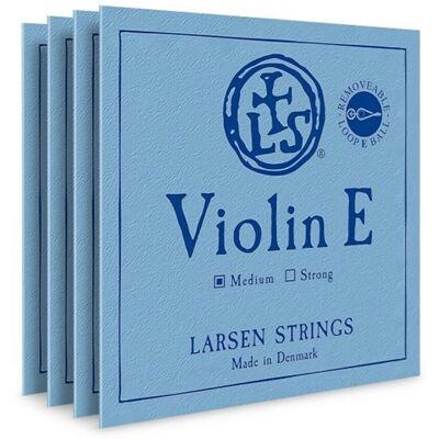 Larsen Strings Larsen Violin String Set E Ball/Loop End - Publicité Larsen Strings Larsen Violin String Set E Ball/Loop End - Publicité