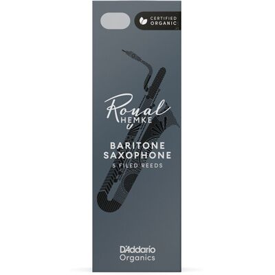 DAddario Royal Hemke Organic Baritone Saxophone Reeds 2 (5 Pack) - Publicité DAddario Royal Hemke Organic Baritone Saxophone Reeds 2 (5 Pack) - Publicité