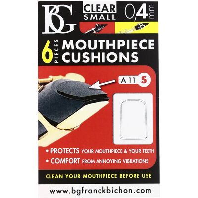 BG Sax and Clarinet Mouthpiece Cushion Small 0.4mm (6 Pack) - Publicité BG Sax and Clarinet Mouthpiece Cushion Small 0.4mm (6 Pack) - Publicité
