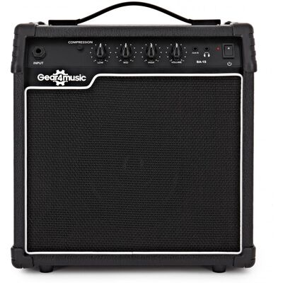 15W Bass Combo Amplifier by Gear4music - Publicité 15W Bass Combo Amplifier by Gear4music - Publicité