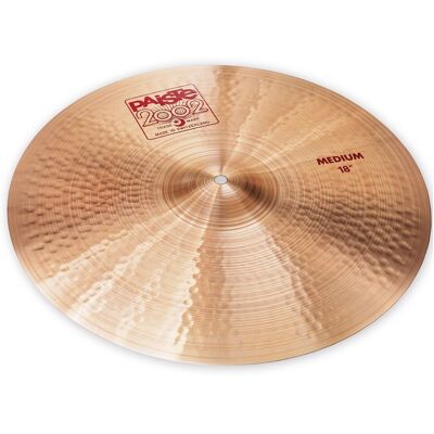 Paiste 2002 18 Medium Crash Cymbal - Publicité Paiste 2002 18 Medium Crash Cymbal - Publicité