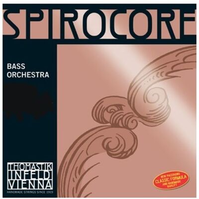 Thomastik-Infeld Thomastik Spirocore Orchestra Double Bass E String 1/2 Size Medium - Publicité Thomastik-Infeld Thomastik Spirocore Orchestra Double Bass E String 1/2 Size Medium - Publicité
