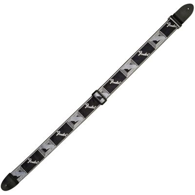 Fender Black Grey and Dark Grey Mono Strap - Publicité Fender Black Grey and Dark Grey Mono Strap - Publicité