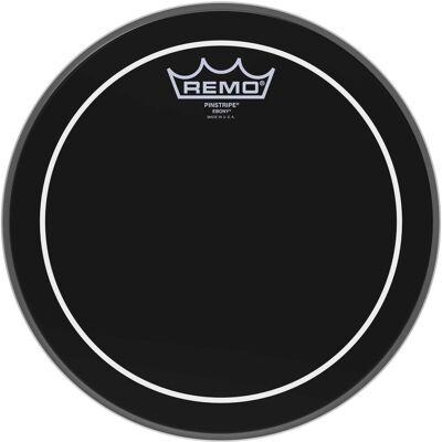 Remo Pinstripe Ebony 14 Drum Head - Publicité Remo Pinstripe Ebony 14 Drum Head - Publicité
