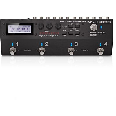 Boss MS-3 Multi Effects Switcher - Publicité Boss MS-3 Multi Effects Switcher - Publicité