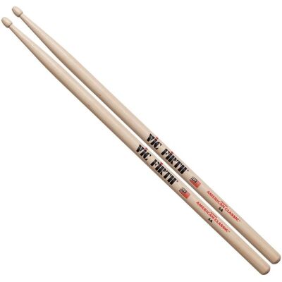 Vic Firth American Classic 5A Hickory Drumsticks Wood Tip - Publicité Vic Firth American Classic 5A Hickory Drumsticks Wood Tip - Publicité
