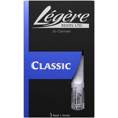 Legere Classic Eb Clarinet Reed 3 - Publicité Legere Classic Eb Clarinet Reed 3 - Publicité