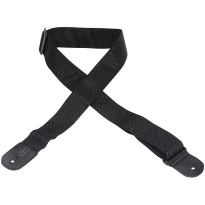 Levys M8POLY-BLK 2" Polypropylene Guitar Strap w/ Poly Ends Black - Publicité Levys M8POLY-BLK 2" Polypropylene Guitar Strap w/ Poly Ends Black - Publicité
