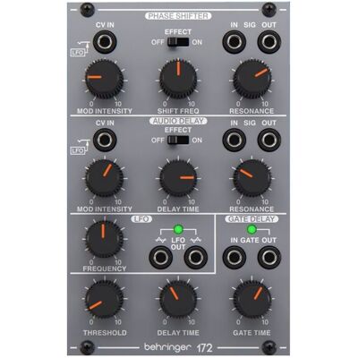 Behringer System 100 172 Phase Shifter/Delay/LFO - Publicité Behringer System 100 172 Phase Shifter/Delay/LFO - Publicité