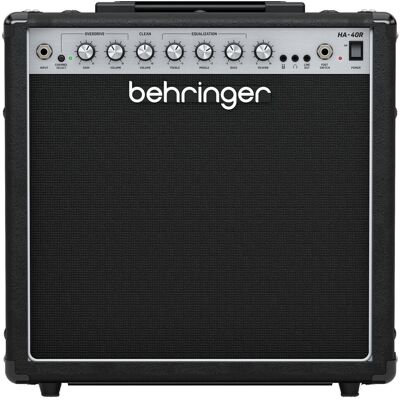 Behringer HA-40R 40W Guitar Combo Amp - Publicité Behringer HA-40R 40W Guitar Combo Amp - Publicité