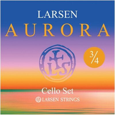Larsen Strings Larsen Aurora Cello String Set 3/4 Size Medium - Publicité Larsen Strings Larsen Aurora Cello String Set 3/4 Size Medium - Publicité