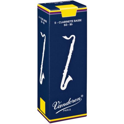 Vandoren Traditional Bass Clarinet Reeds 3 (5 Pack) - Publicité Vandoren Traditional Bass Clarinet Reeds 3 (5 Pack) - Publicité