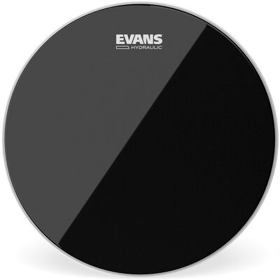 Evans Hydraulic Black Drum Head 6" - Publicité Evans Hydraulic Black Drum Head 6" - Publicité