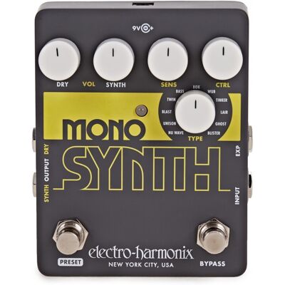 Electro Harmonix Mono Synth Guitar Synthesizer - Publicité Electro Harmonix Mono Synth Guitar Synthesizer - Publicité