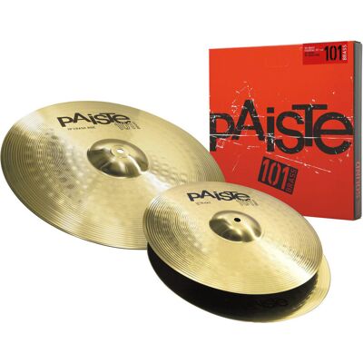 Paiste 101 Brass 14/18 Essential Cymbal Pack - Publicité Paiste 101 Brass 14/18 Essential Cymbal Pack - Publicité