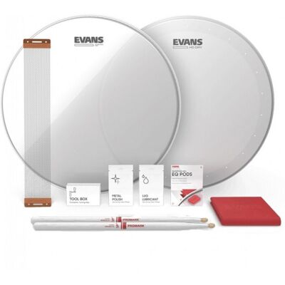 Evans TuneUp Kit HD Dry Snare 14" - Publicité Evans TuneUp Kit HD Dry Snare 14" - Publicité