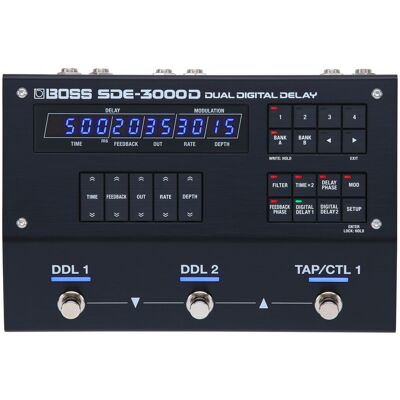 Boss SDE-3000D Dual Digital Delay - Publicité Boss SDE-3000D Dual Digital Delay - Publicité