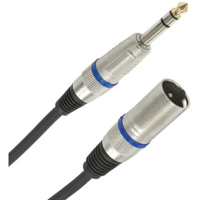 Gear4Music XLR (M) - Balanced 1/4 Jack Pro Cable 9m - Publicité Gear4Music XLR (M) - Balanced 1/4 Jack Pro Cable 9m - Publicité
