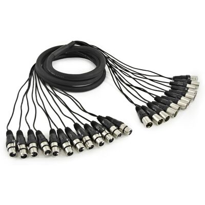 Gear4Music XLR (M) - XLR (F) Link Cable 12/12 3m - Publicité Gear4Music XLR (M) - XLR (F) Link Cable 12/12 3m - Publicité