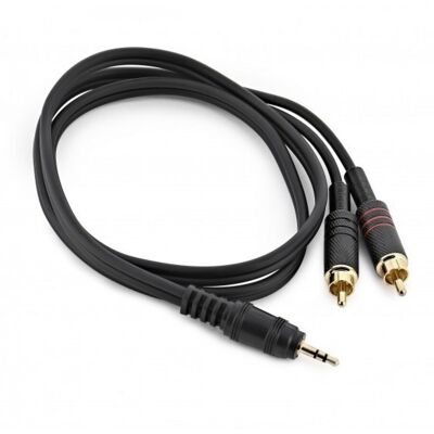 Gear4Music TRS 3.5mm Jack to RCA Phono Pro Cable 3m - Publicité Gear4Music TRS 3.5mm Jack to RCA Phono Pro Cable 3m - Publicité