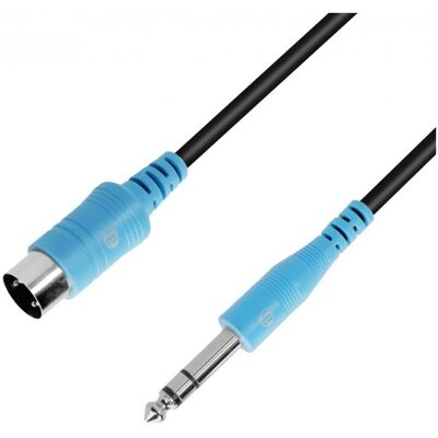 Adam Hall Cables 0060 - Câble MIDI TRS vers DIN 5 pôles - Publicité Adam Hall Cables 0060 - Câble MIDI TRS vers DIN 5 pôles - Publicité