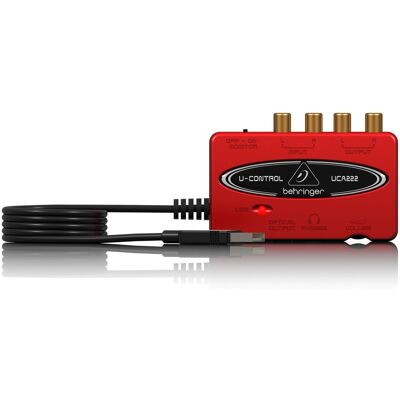 Behringer U-Control UCA222 USB Audio Interface - Publicité Behringer U-Control UCA222 USB Audio Interface - Publicité