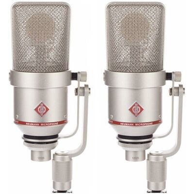 Neumann TLM 170 R Switchable Studio Microphone Stereo Set Nickel - Publicité Neumann TLM 170 R Switchable Studio Microphone Stereo Set Nickel - Publicité