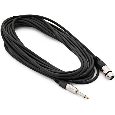 Gear4Music XLR (F) - Jack Microphone Cable 9m - Publicité Gear4Music XLR (F) - Jack Microphone Cable 9m - Publicité