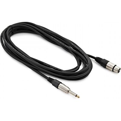 Gear4Music XLR (F) - Jack Microphone Cable 6m - Publicité Gear4Music XLR (F) - Jack Microphone Cable 6m - Publicité