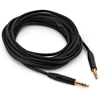 6.35mm TRS Jack - 6.35mm TRS Jack Pro Cable 6m by Gear4music - Publicité 6.35mm TRS Jack - 6.35mm TRS Jack Pro Cable 6m by Gear4music - Publicité