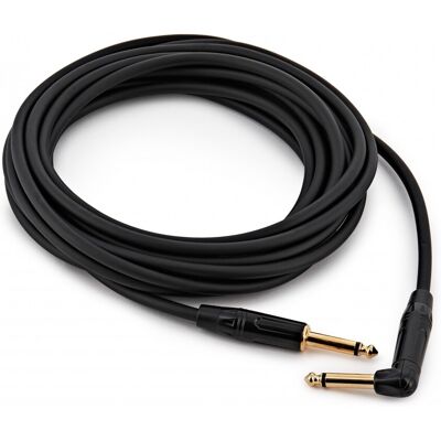 Gear4Music 6.35mm TS Jack - 6.35mm TS Jack Right Angled Pro Cable 9m - Publicité Gear4Music 6.35mm TS Jack - 6.35mm TS Jack Right Angled Pro Cable 9m - Publicité