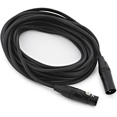 Gear4Music XLR (M) - XLR (F) Pro Cable 6m - Publicité Gear4Music XLR (M) - XLR (F) Pro Cable 6m - Publicité