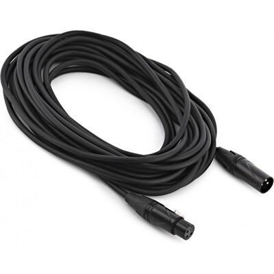 Gear4Music XLR (M) - XLR (F) Pro Cable 15m - Publicité Gear4Music XLR (M) - XLR (F) Pro Cable 15m - Publicité