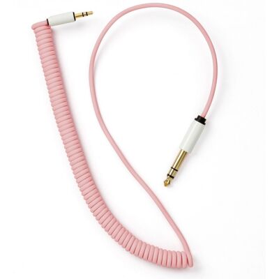 MyVolts Candycords 3.5mm to 6.5mm Coil Cable 65cm Marshmallow - Publicité MyVolts Candycords 3.5mm to 6.5mm Coil Cable 65cm Marshmallow - Publicité