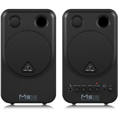 Behringer MS16 Moniteurs de Studio paire - Publicité Behringer MS16 Moniteurs de Studio paire - Publicité