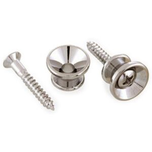 Allparts Strap Buttons Nickel - Publicité Allparts Strap Buttons Nickel - Publicité