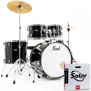 Pearl Roadshow 5pc USA Fusion Drum Kit w/Sabian Cymbals Jet Black - Publicité Pearl Roadshow 5pc USA Fusion Drum Kit w/Sabian Cymbals Jet Black - Publicité