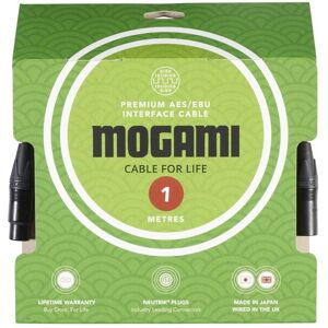 Mogami 3080 AES/EBU 110 Ohm Cable with Neutrik XLRs 1m - Publicité Mogami 3080 AES/EBU 110 Ohm Cable with Neutrik XLRs 1m - Publicité